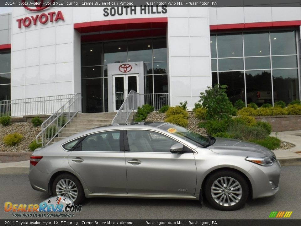 2014 Toyota Avalon Hybrid XLE Touring Creme Brulee Mica / Almond Photo #2