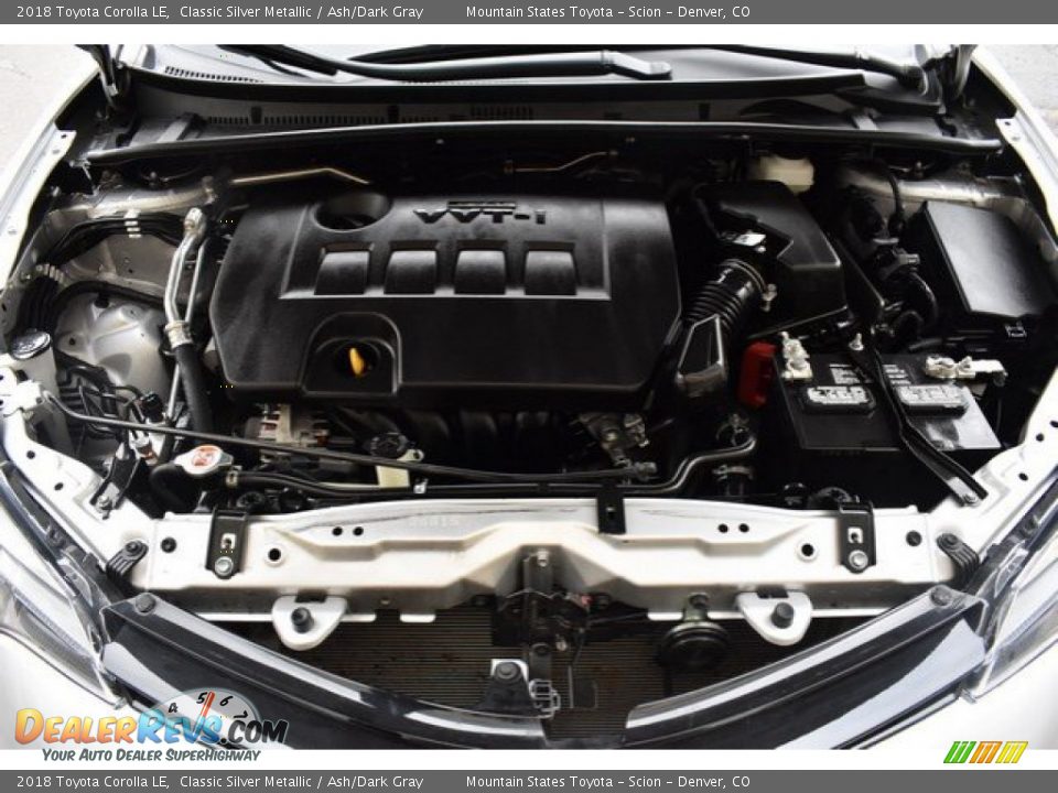 2018 Toyota Corolla LE Classic Silver Metallic / Ash/Dark Gray Photo #27