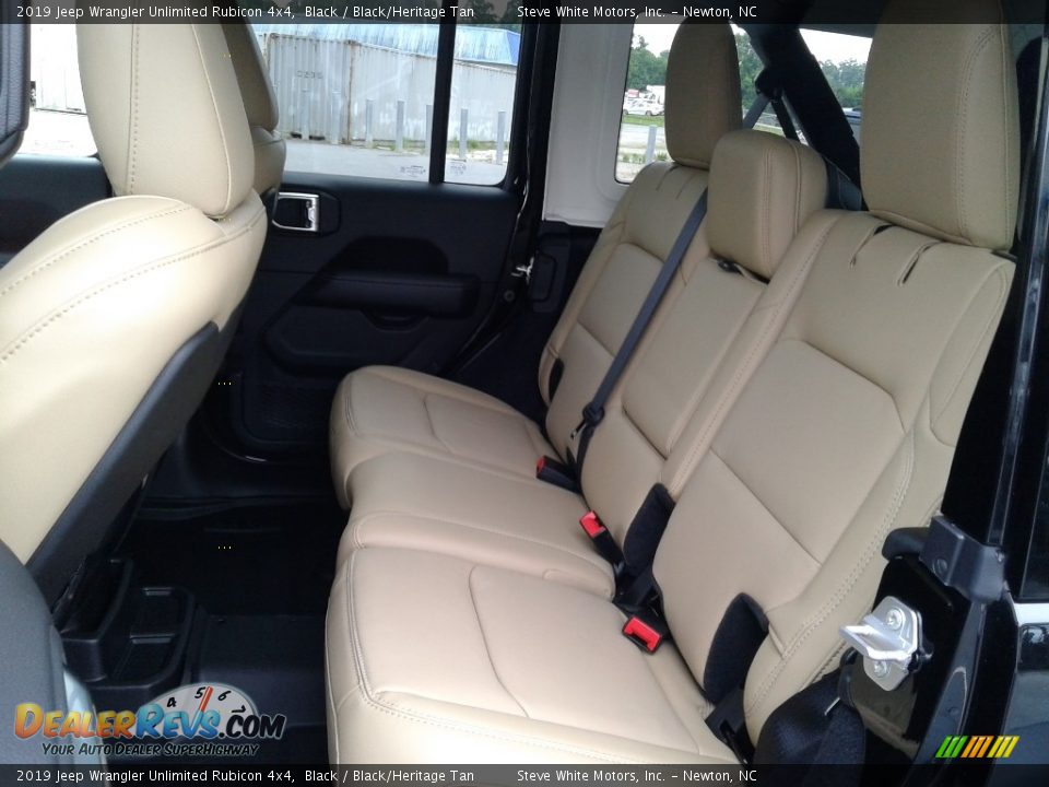 Rear Seat of 2019 Jeep Wrangler Unlimited Rubicon 4x4 Photo #11