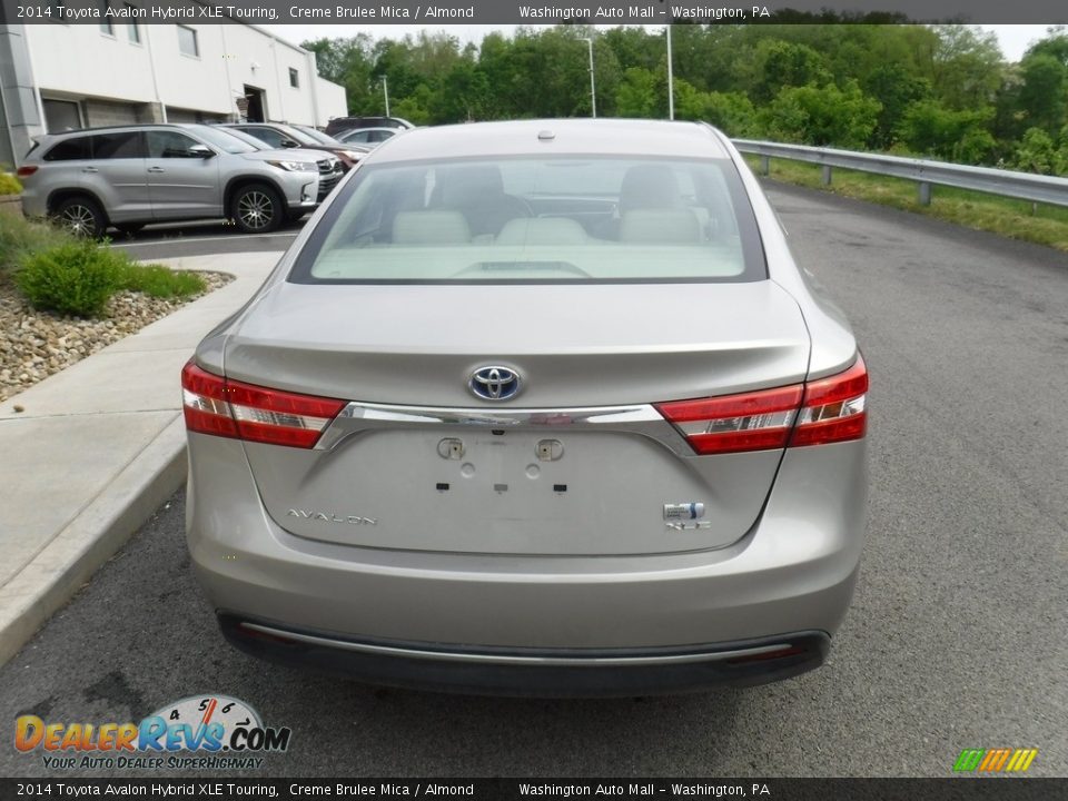 2014 Toyota Avalon Hybrid XLE Touring Creme Brulee Mica / Almond Photo #9