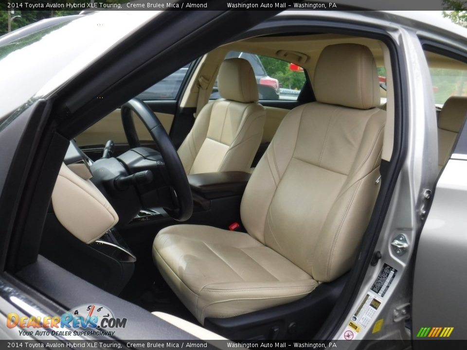 2014 Toyota Avalon Hybrid XLE Touring Creme Brulee Mica / Almond Photo #14