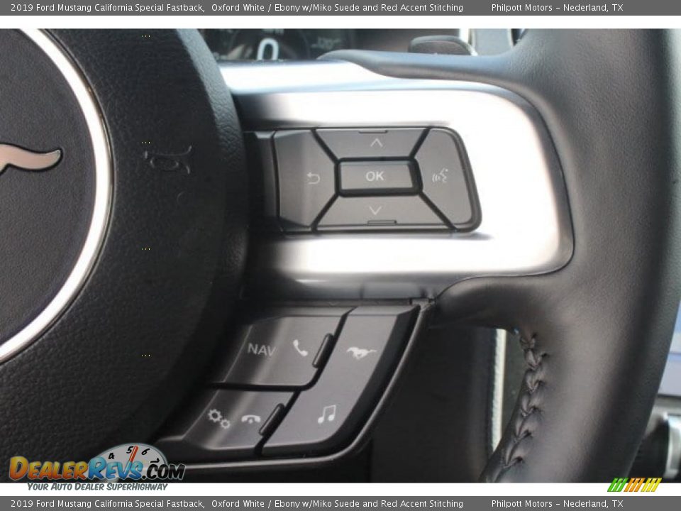 2019 Ford Mustang California Special Fastback Steering Wheel Photo #17