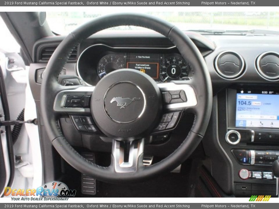 2019 Ford Mustang California Special Fastback Steering Wheel Photo #20