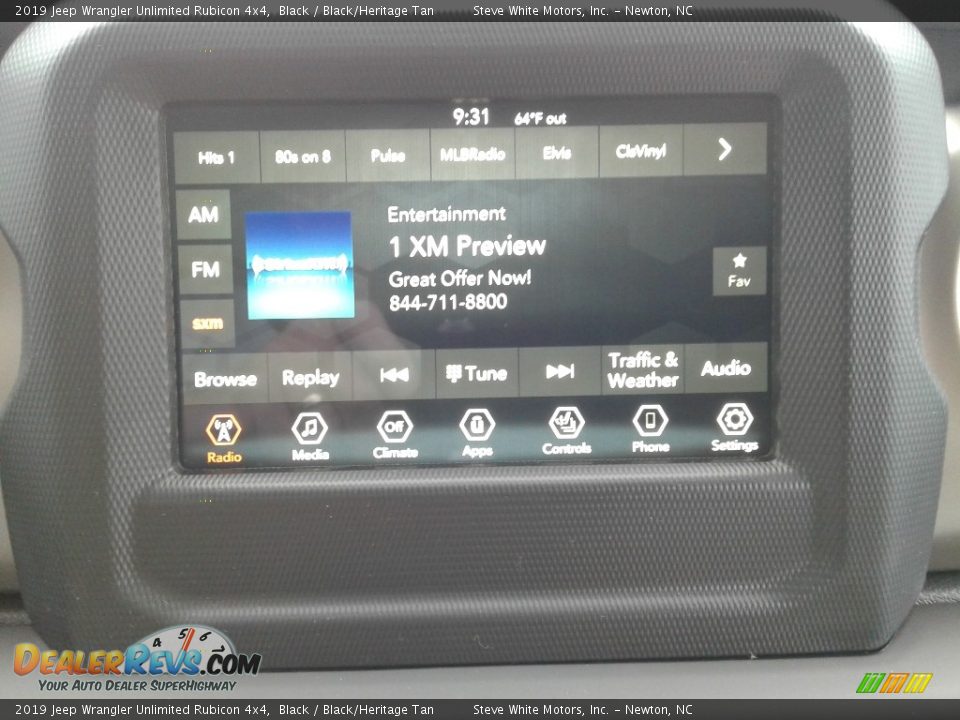 Controls of 2019 Jeep Wrangler Unlimited Rubicon 4x4 Photo #20