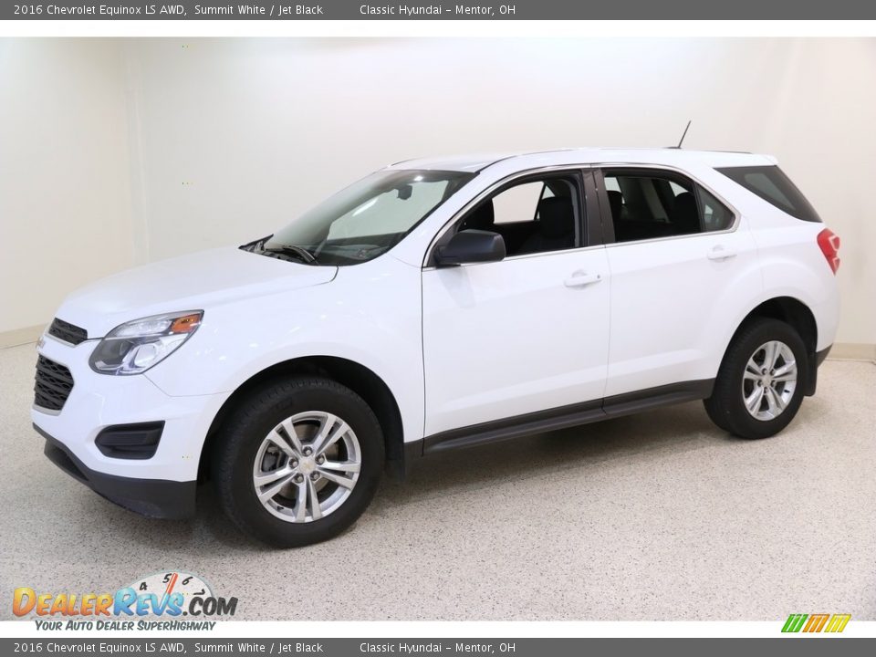 2016 Chevrolet Equinox LS AWD Summit White / Jet Black Photo #3