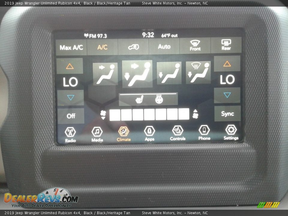 2019 Jeep Wrangler Unlimited Rubicon 4x4 Black / Black/Heritage Tan Photo #22