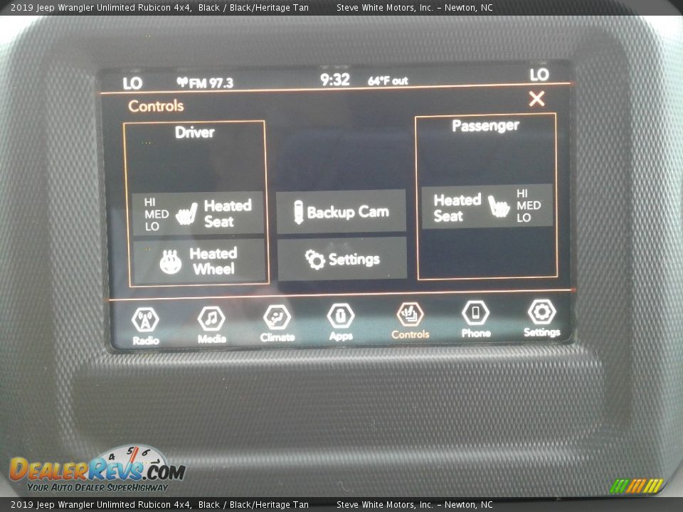 2019 Jeep Wrangler Unlimited Rubicon 4x4 Black / Black/Heritage Tan Photo #23