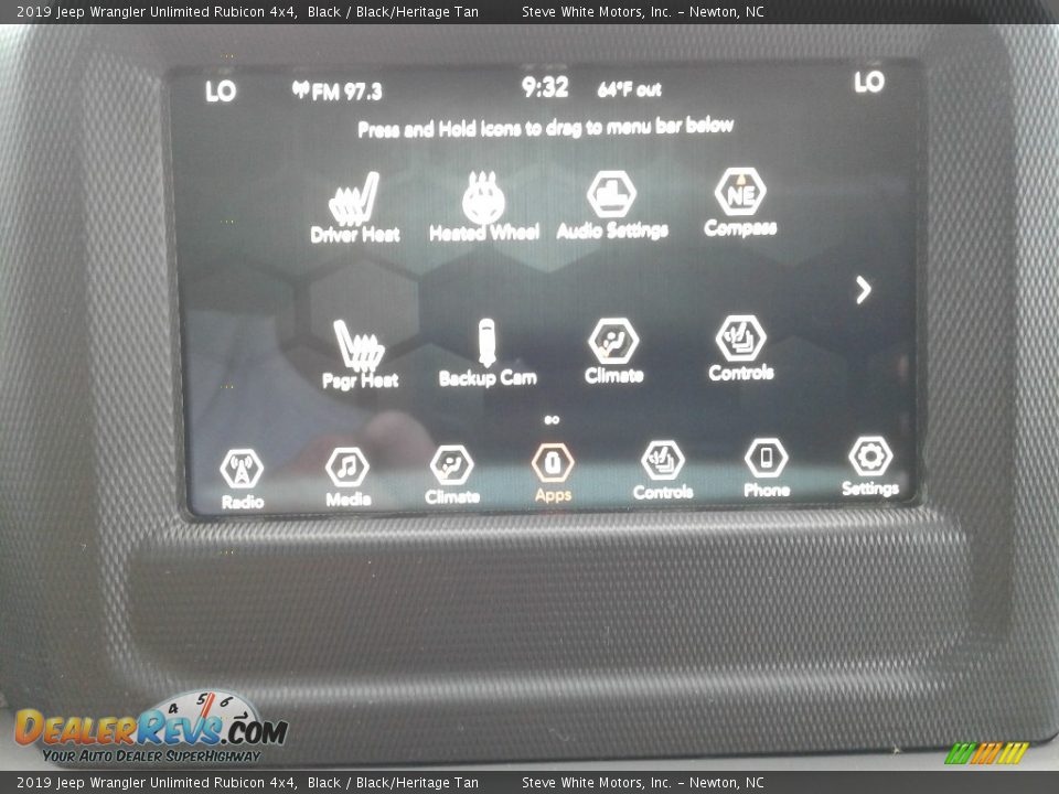 2019 Jeep Wrangler Unlimited Rubicon 4x4 Black / Black/Heritage Tan Photo #24