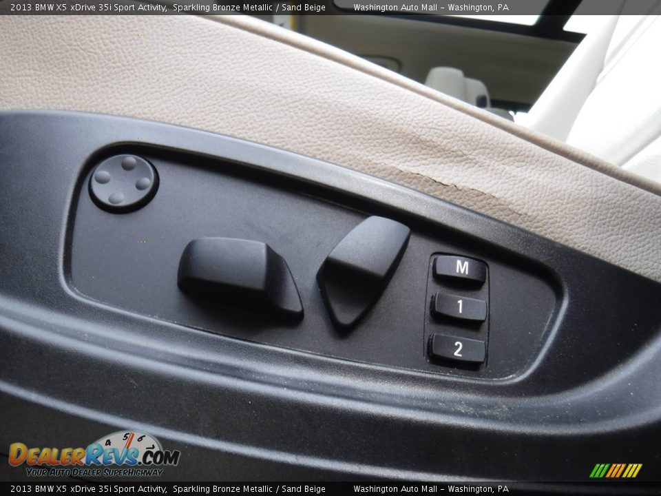 2013 BMW X5 xDrive 35i Sport Activity Sparkling Bronze Metallic / Sand Beige Photo #14