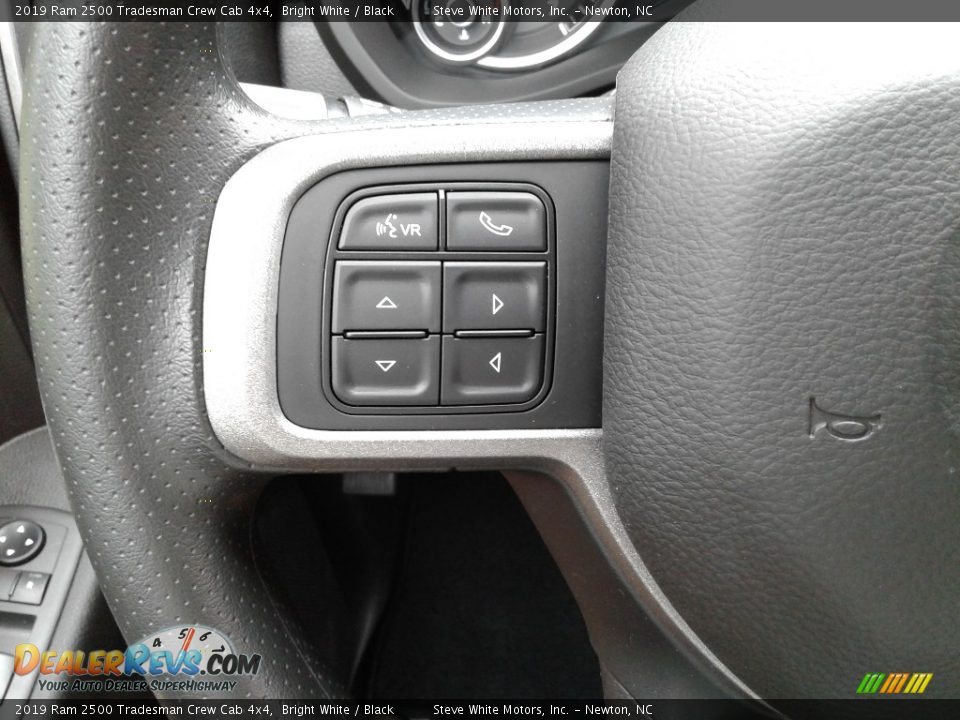2019 Ram 2500 Tradesman Crew Cab 4x4 Bright White / Black Photo #15