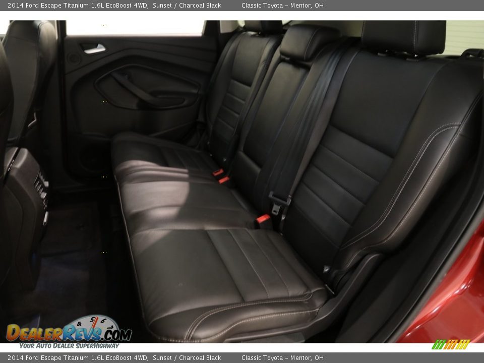 2014 Ford Escape Titanium 1.6L EcoBoost 4WD Sunset / Charcoal Black Photo #19