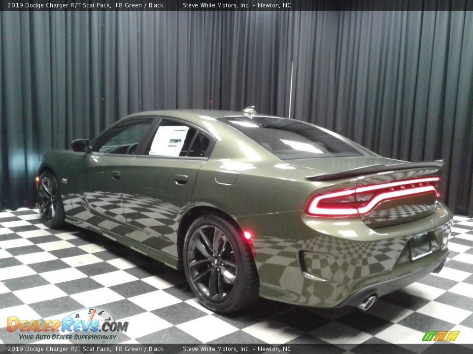 2019 Dodge Charger R/T Scat Pack F8 Green / Black Photo #8
