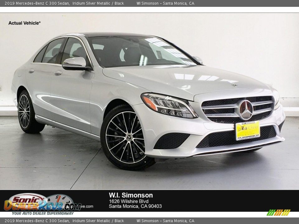 2019 Mercedes-Benz C 300 Sedan Iridium Silver Metallic / Black Photo #1