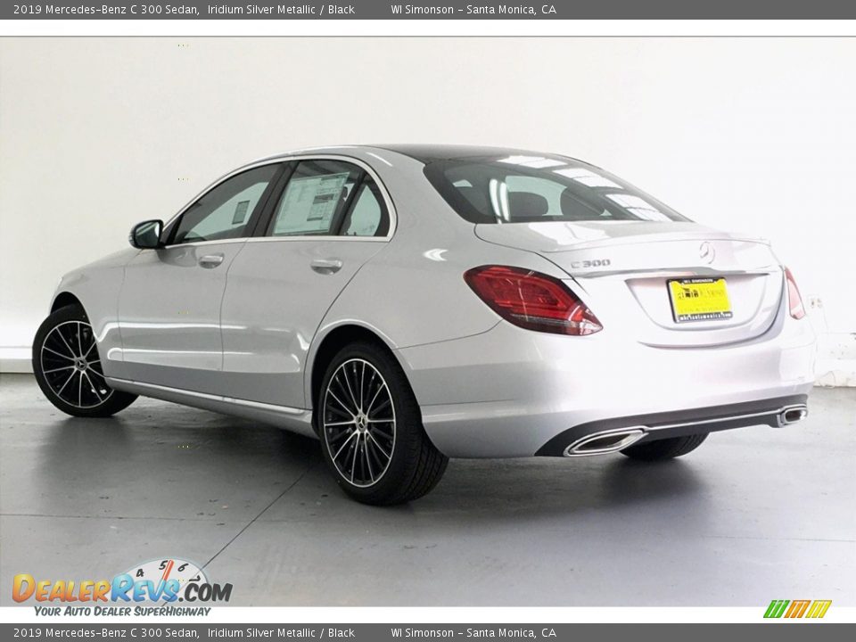 2019 Mercedes-Benz C 300 Sedan Iridium Silver Metallic / Black Photo #2