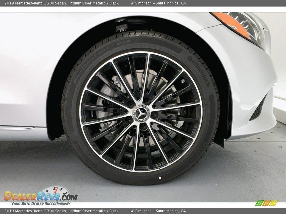 2019 Mercedes-Benz C 300 Sedan Iridium Silver Metallic / Black Photo #9