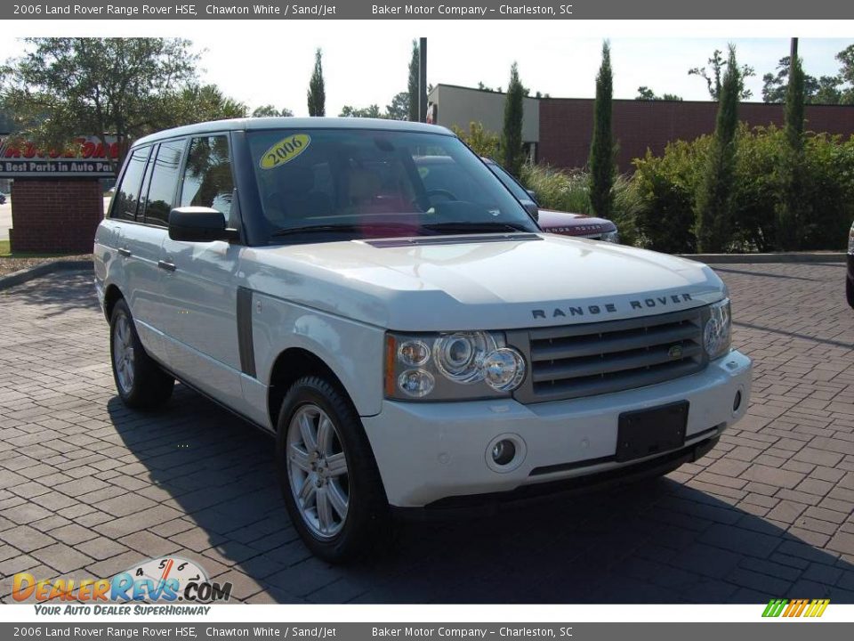 2006 Land Rover Range Rover HSE Chawton White / Sand/Jet Photo #1