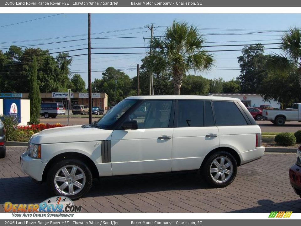 2006 Land Rover Range Rover HSE Chawton White / Sand/Jet Photo #2