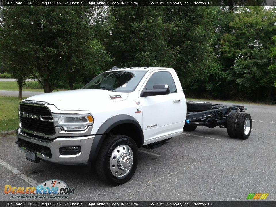 2019 Ram 5500 SLT Regular Cab 4x4 Chassis Bright White / Black/Diesel Gray Photo #2