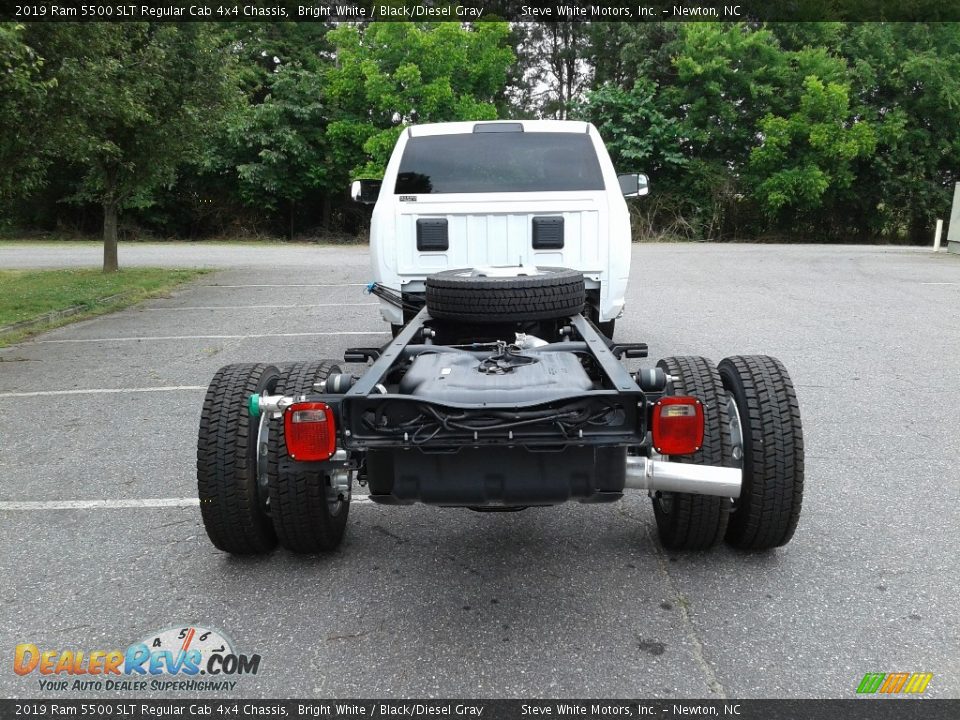 2019 Ram 5500 SLT Regular Cab 4x4 Chassis Bright White / Black/Diesel Gray Photo #7