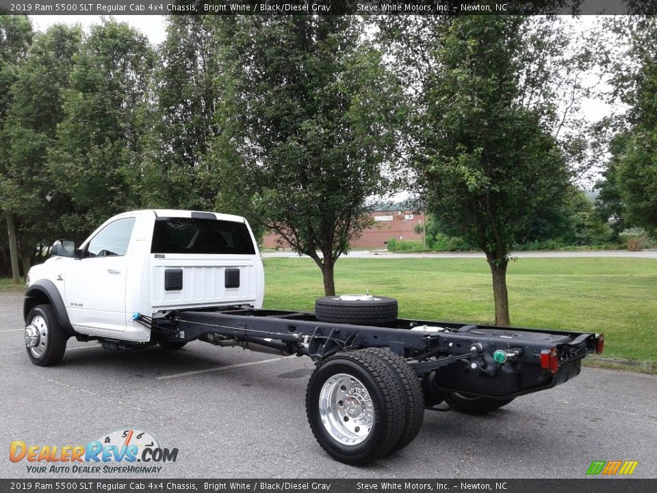 2019 Ram 5500 SLT Regular Cab 4x4 Chassis Bright White / Black/Diesel Gray Photo #8