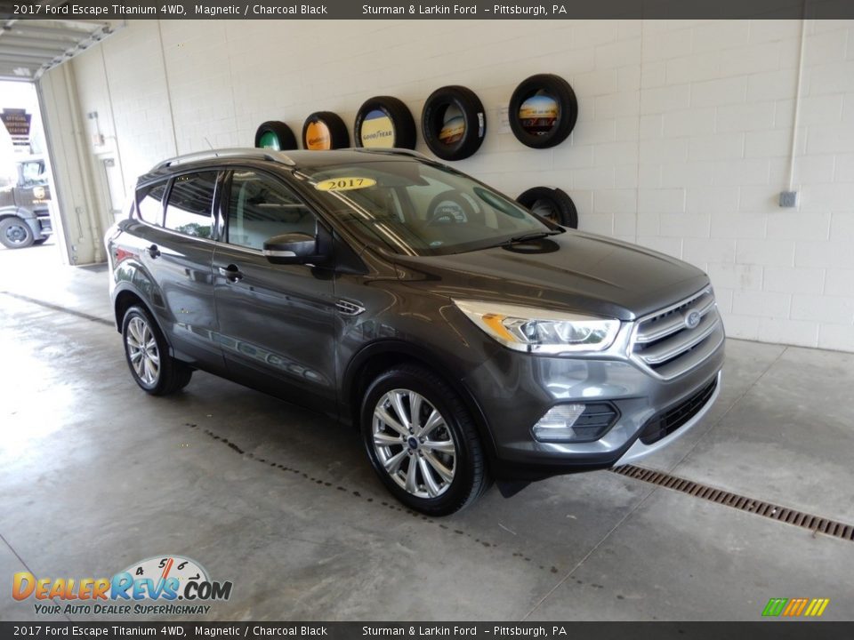 2017 Ford Escape Titanium 4WD Magnetic / Charcoal Black Photo #1