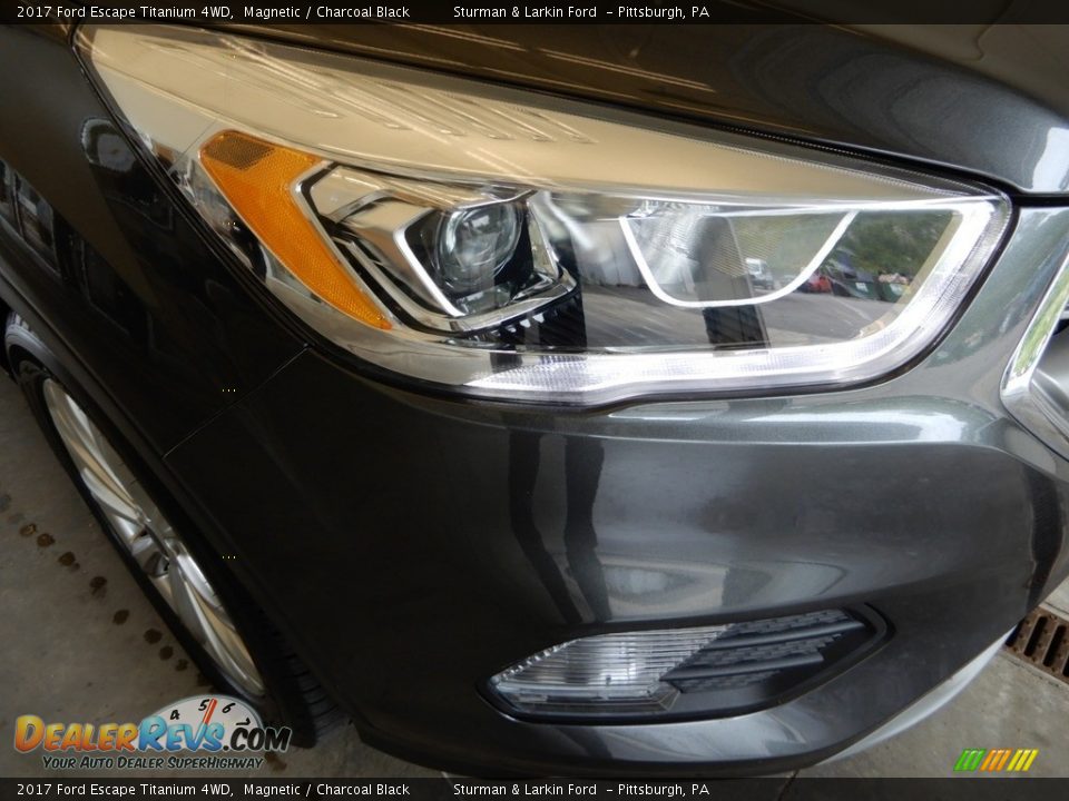2017 Ford Escape Titanium 4WD Magnetic / Charcoal Black Photo #2