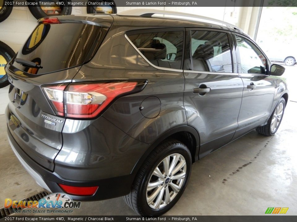 2017 Ford Escape Titanium 4WD Magnetic / Charcoal Black Photo #4