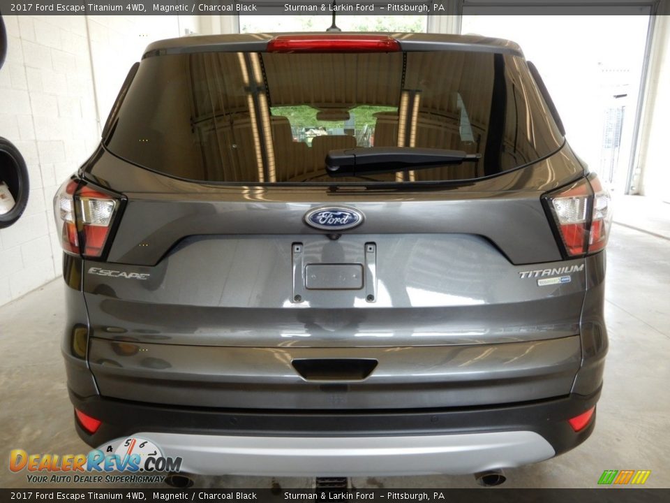 2017 Ford Escape Titanium 4WD Magnetic / Charcoal Black Photo #6