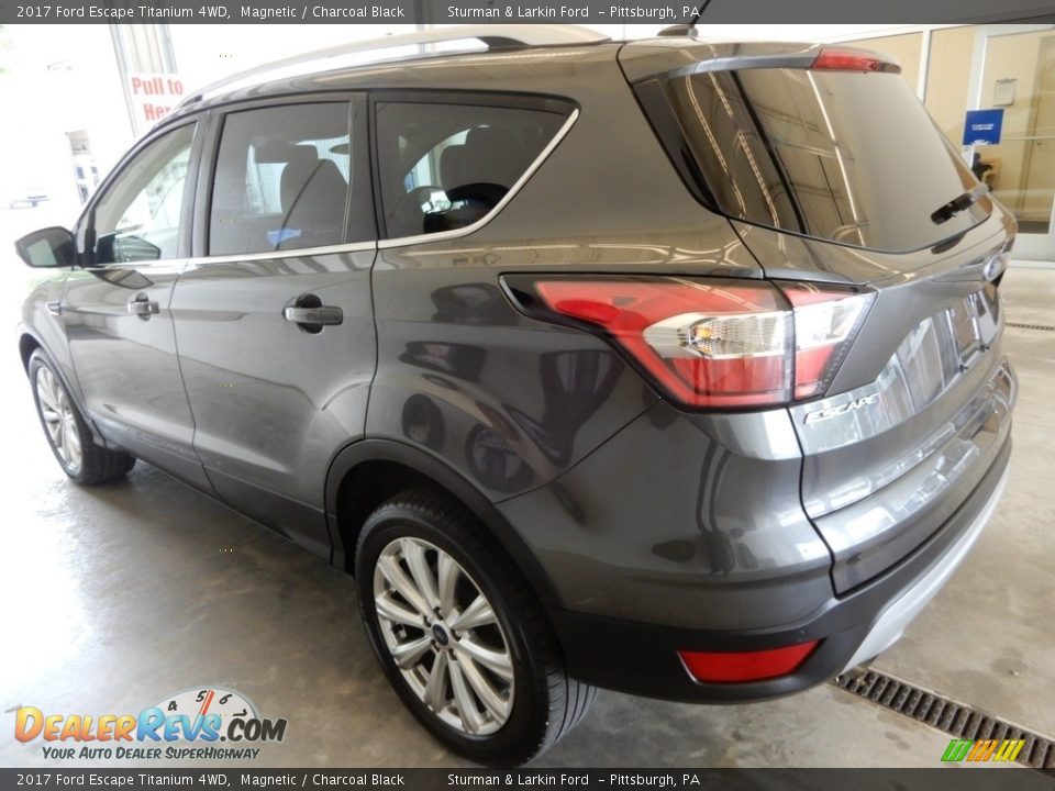 2017 Ford Escape Titanium 4WD Magnetic / Charcoal Black Photo #8