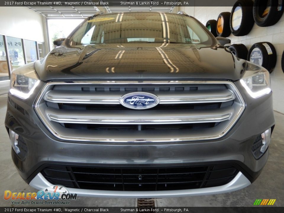 2017 Ford Escape Titanium 4WD Magnetic / Charcoal Black Photo #10