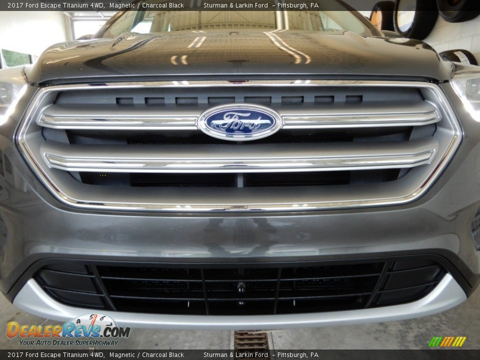 2017 Ford Escape Titanium 4WD Magnetic / Charcoal Black Photo #11