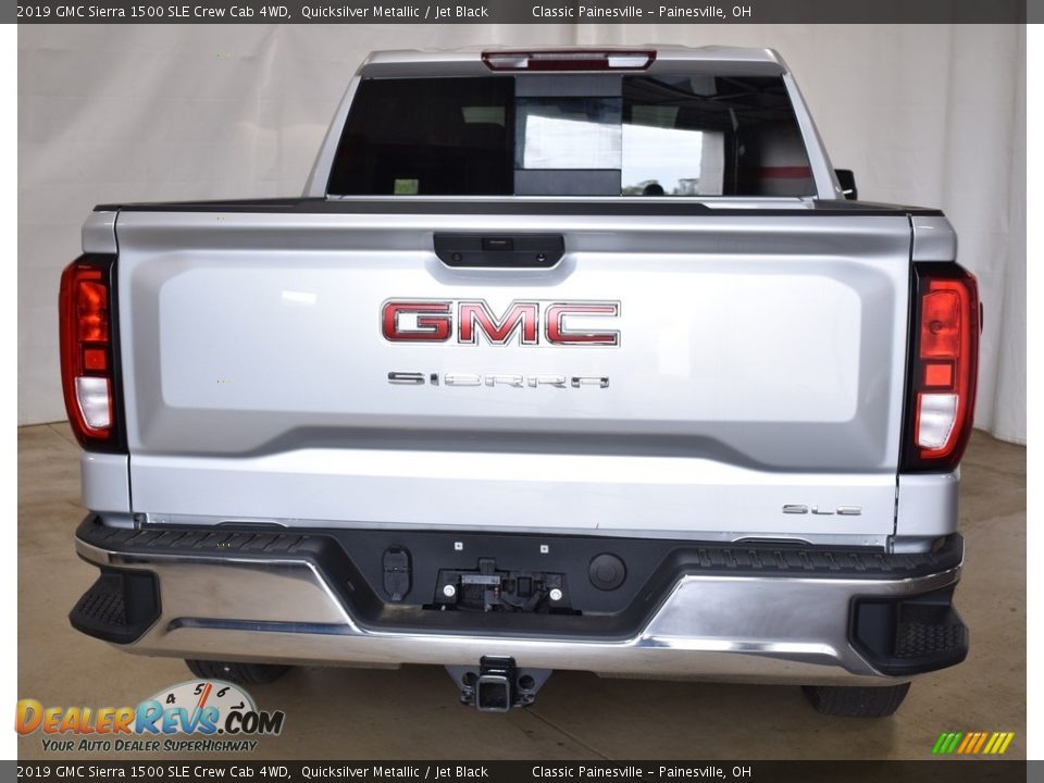 2019 GMC Sierra 1500 SLE Crew Cab 4WD Quicksilver Metallic / Jet Black Photo #3