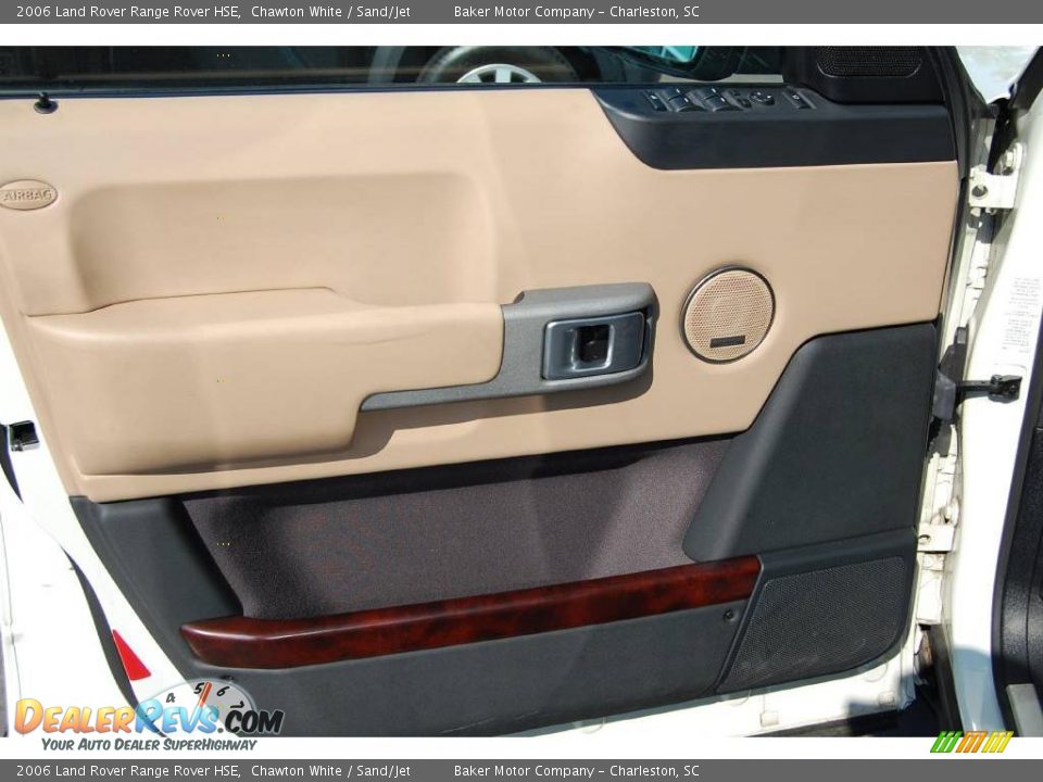 2006 Land Rover Range Rover HSE Chawton White / Sand/Jet Photo #7