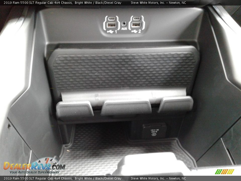2019 Ram 5500 SLT Regular Cab 4x4 Chassis Bright White / Black/Diesel Gray Photo #22