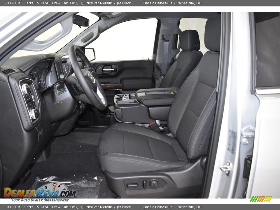 2019 GMC Sierra 1500 SLE Crew Cab 4WD Quicksilver Metallic / Jet Black Photo #6