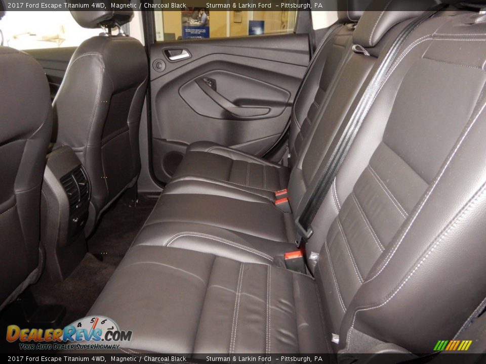 2017 Ford Escape Titanium 4WD Magnetic / Charcoal Black Photo #15