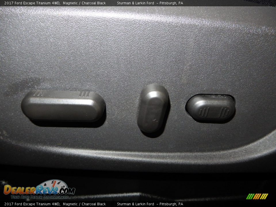 2017 Ford Escape Titanium 4WD Magnetic / Charcoal Black Photo #19