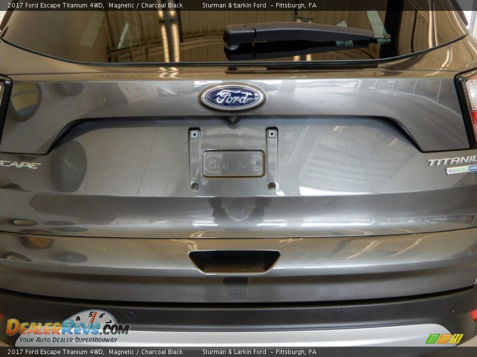2017 Ford Escape Titanium 4WD Magnetic / Charcoal Black Photo #25