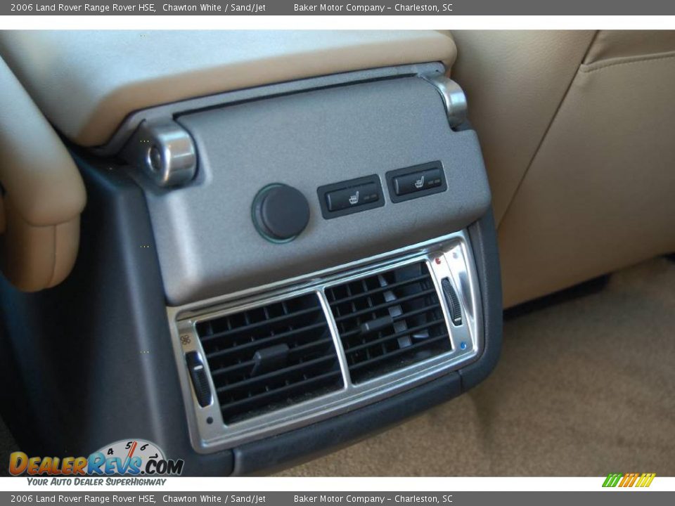 2006 Land Rover Range Rover HSE Chawton White / Sand/Jet Photo #9