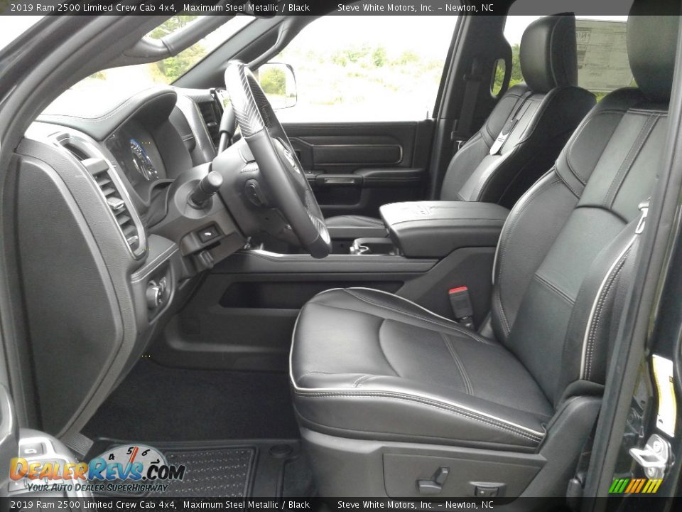 Black Interior - 2019 Ram 2500 Limited Crew Cab 4x4 Photo #10