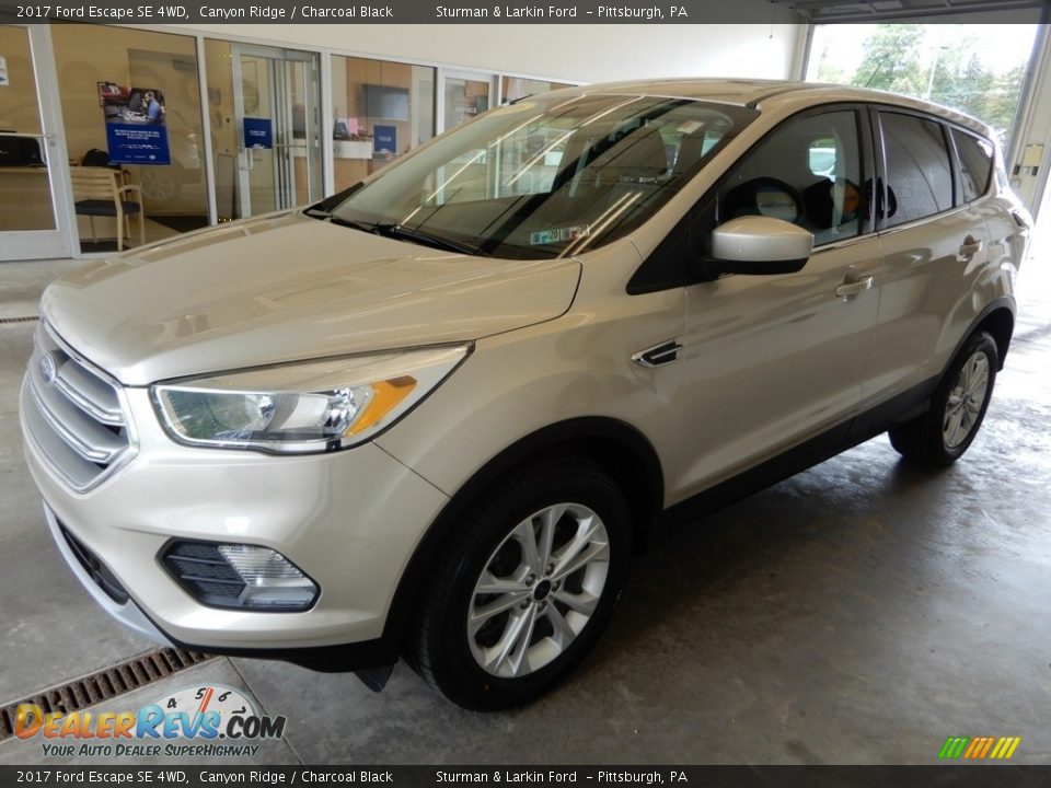 2017 Ford Escape SE 4WD Canyon Ridge / Charcoal Black Photo #10