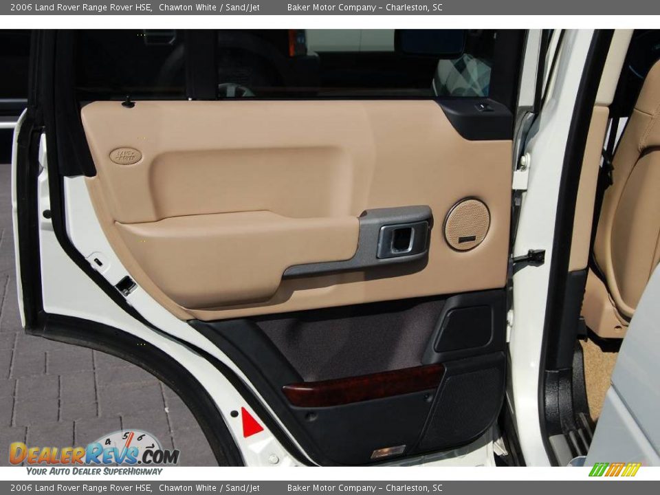 2006 Land Rover Range Rover HSE Chawton White / Sand/Jet Photo #10