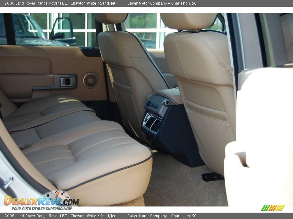2006 Land Rover Range Rover HSE Chawton White / Sand/Jet Photo #12