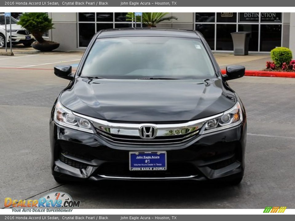 2016 Honda Accord LX Sedan Crystal Black Pearl / Black Photo #2