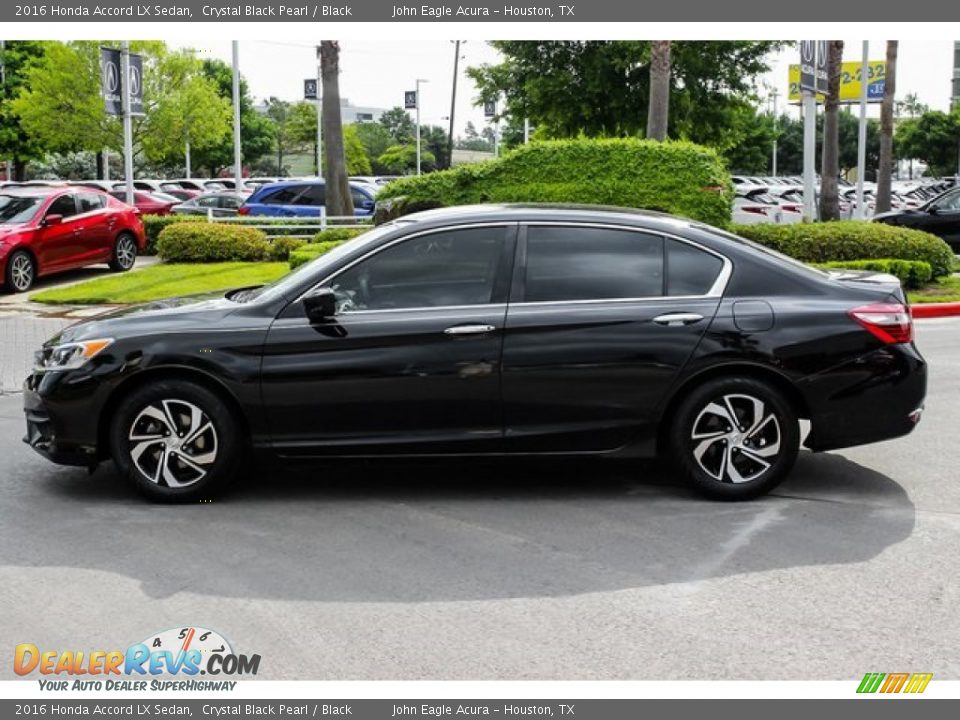 2016 Honda Accord LX Sedan Crystal Black Pearl / Black Photo #4