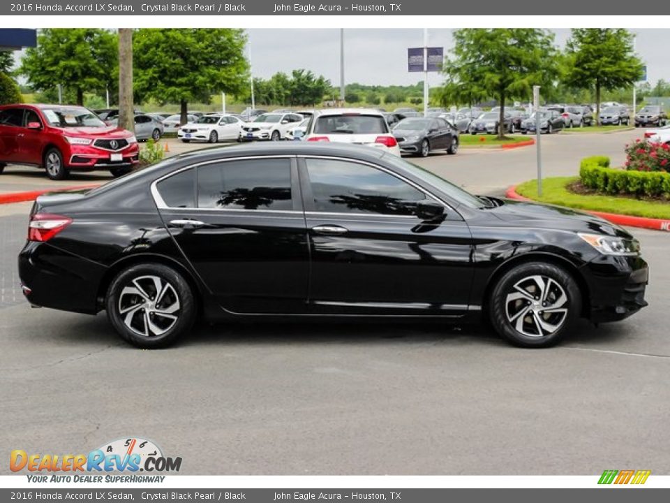 2016 Honda Accord LX Sedan Crystal Black Pearl / Black Photo #8