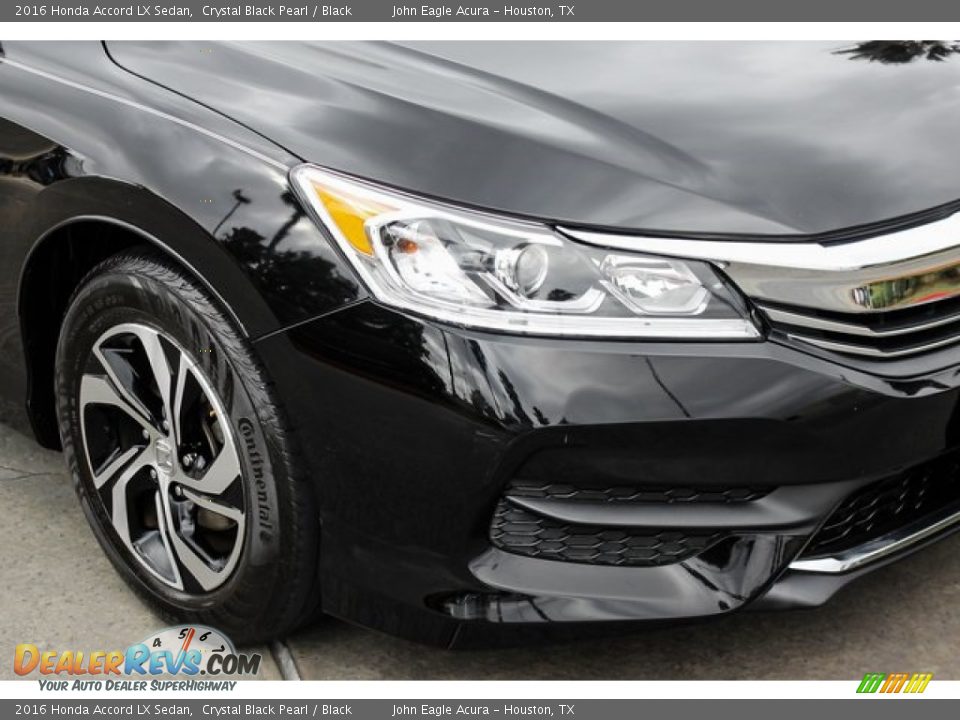 2016 Honda Accord LX Sedan Crystal Black Pearl / Black Photo #12