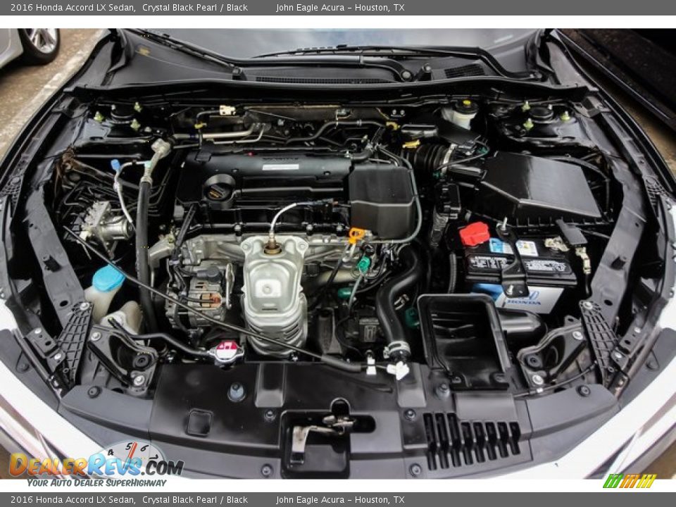 2016 Honda Accord LX Sedan Crystal Black Pearl / Black Photo #27