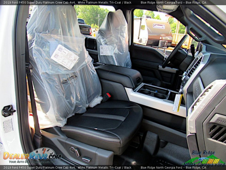 2019 Ford F450 Super Duty Platinum Crew Cab 4x4 White Platinum Metallic Tri-Coat / Black Photo #11