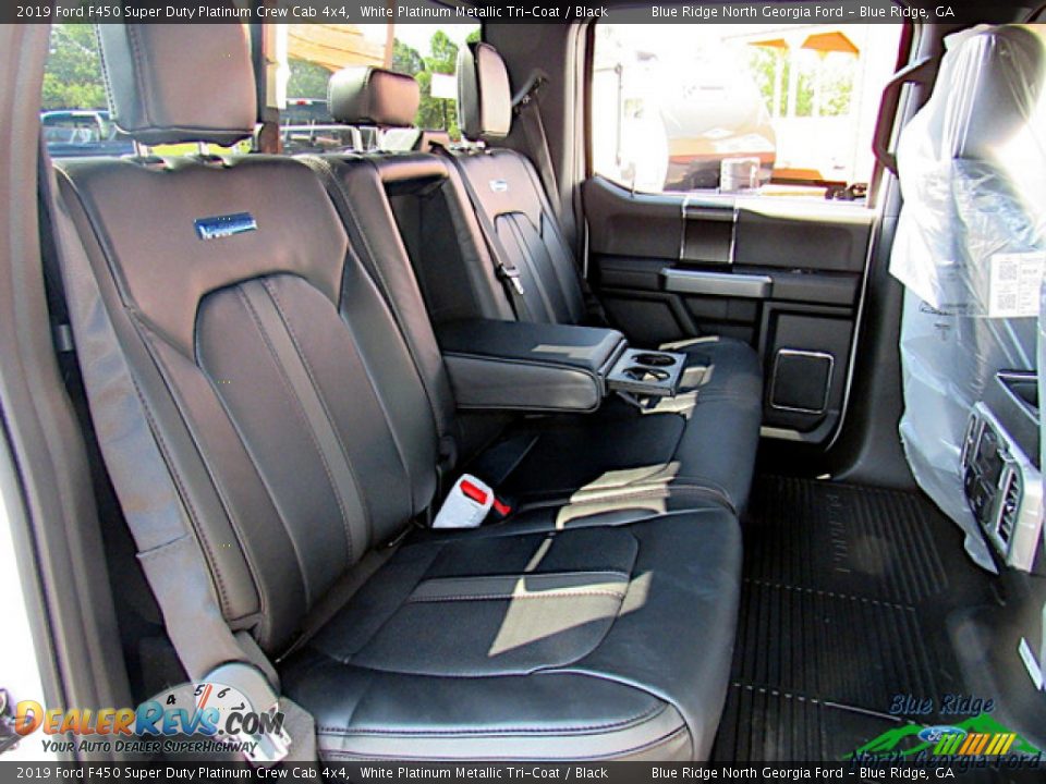 2019 Ford F450 Super Duty Platinum Crew Cab 4x4 White Platinum Metallic Tri-Coat / Black Photo #12